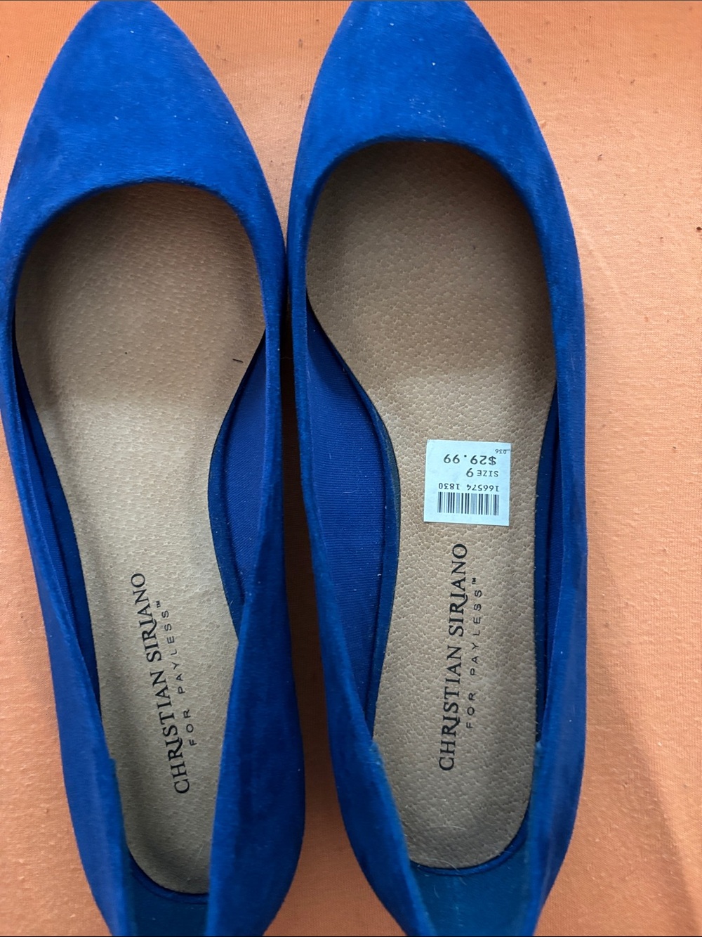 Christian Siriano Royal Blue Pointed Toe Flats
